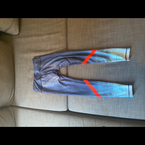 With for equinox blue print full length leggings - Picture 3 of 4